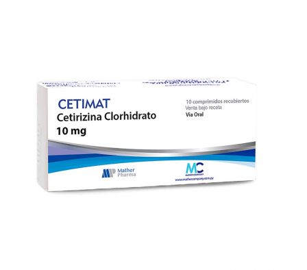 CETIMAT 10MG CAJA X  10 COMP