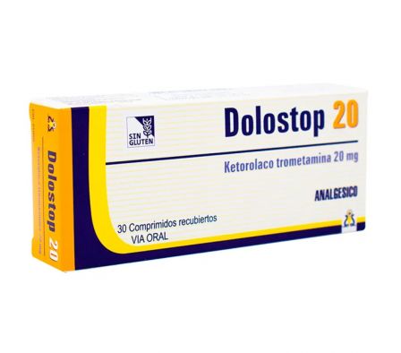 DOLOSTOP 20 MG CAJA X 30 COMP