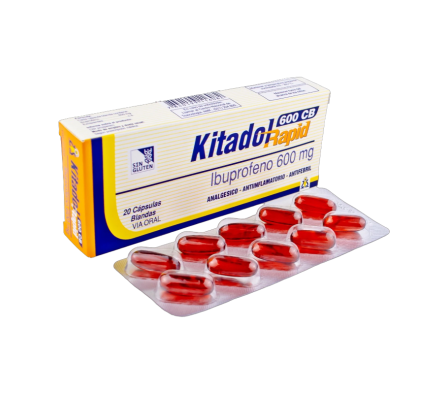 KITADOL RAPID 600 MG CAJA X 20 CAPS