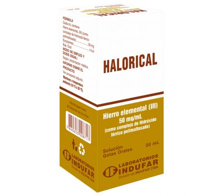 HALORICAL SOLUCION GOTAS ORALES X 20 ML
