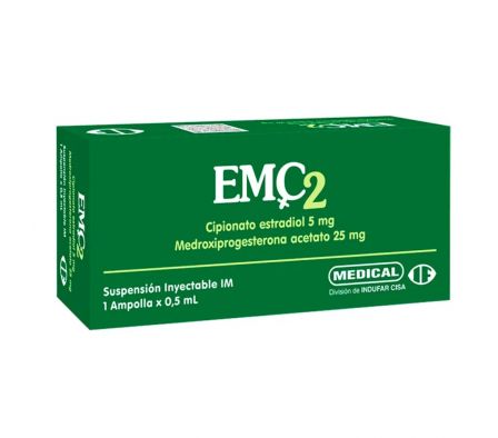 EMC2 CAJA X 1 AMPOLLAS INYECTABLE X 0,5 ML