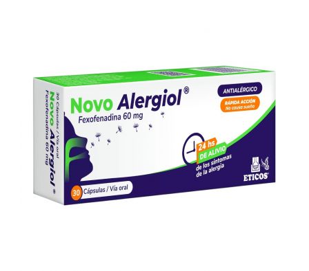 NOVO ALERGIOL 60 MG CAJA X 30 CAPSULAS