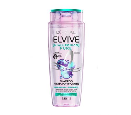 ELVIVE PURE SHAMPO HIDRA HIALURONICO 680ML