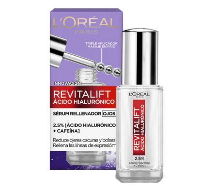 LOREAL REVITALIFT ACIDO HIALURONICO SERUM RELLENADOR DE OJOS 20ML