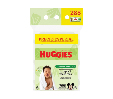 HUGGIES TOALLITA HUMEDA EFECT FTOP X288 UNID  BNOVA NAU