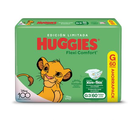 HUGGIES PAÑAL ACTSEC G HICT X60 UNID FROZEN