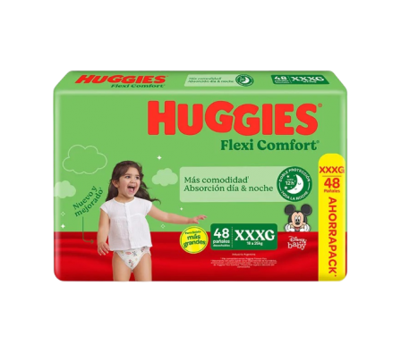 HUGGIES PAÑAL ACTSEC XXXG HICT X48UNID