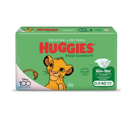 HUGGIES PAÑAL FLEX COMFORT G JUMBO X 36 UNID