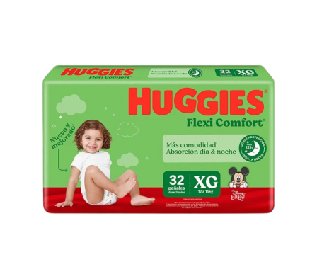 HUGGIES PANAL FLEX COMF XG JUMBO X32