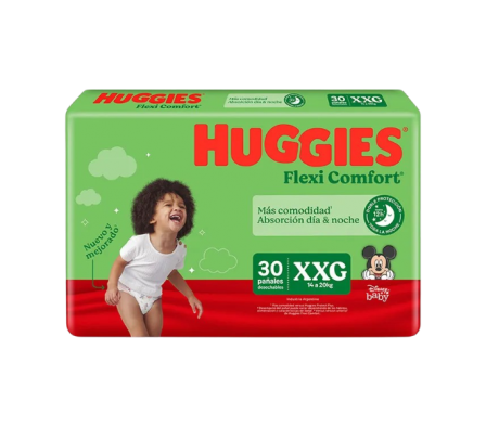 HUGGIES PANAL FLEX COMF XXG JUMBO X30