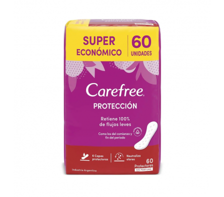 CAREFREE REGULAR P/D 60 UNID