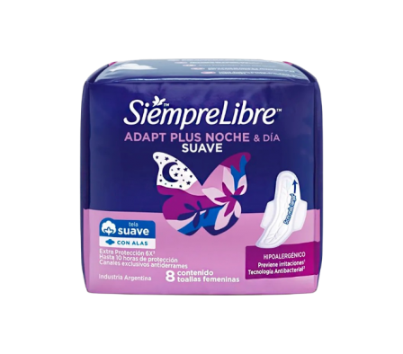 SIEMPRE LIBRE ADAPT PLUS C/A 8U
