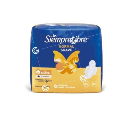 SIEMPRE LIBRE NORMAL 8 UNIDADES