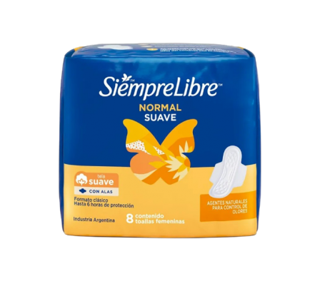 SIEMPRE LIBRE NORMAL 8 UNIDADES