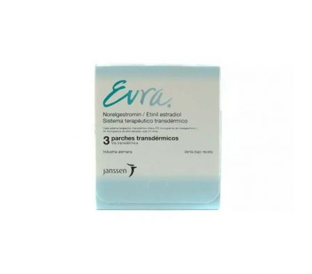 EVRA CAJA X 3 PARCHES TRANSDERMICOS
