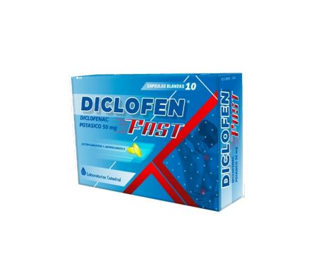DICLOFEN FAST CAJA X 10 CAPSULAS