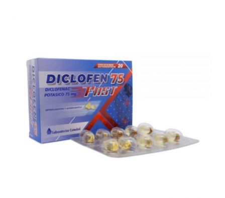 DICLOFEN FAST CAJA X 20 CAPSULAS