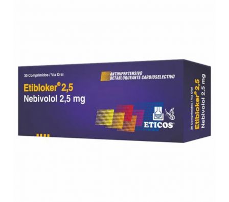 ETIBLOKER 2.5 MG CAJA X 30 COMPRIMIDOS