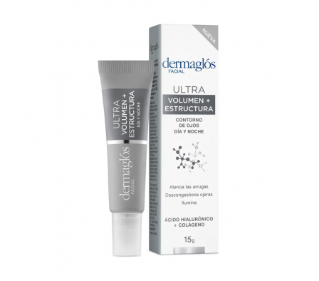 DERMAGLOS FACIAL VOLUMEN + ESTRUCTURA CONT DE OJOS D/N 15GR