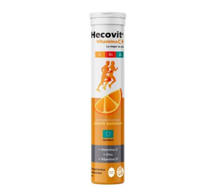 HECOVIT VITAM.C+ZINC+D3 TABLETAS EFERVESCENTES TUBO X 20 UNID