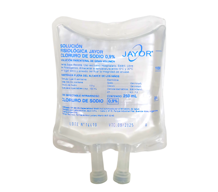 SUERO FISIOLOGICO 0,9% 250 ML JAYOR