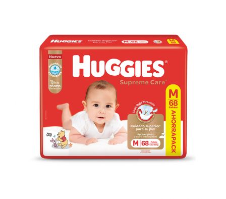 HUGGIES PAÑAL SUPREME  CR M AHORRP X68UNID