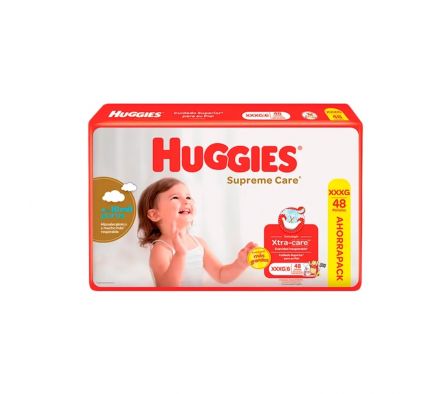 HUGGIES PAÑAL SUPREME  CR  XXXG AHORRP X 48UNID