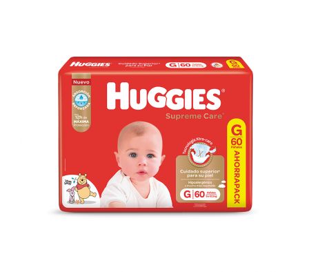 HUGGIES PAÑAL SUPREME  CR G AHORRP  60UNI