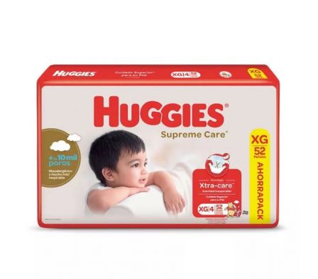 HUGGIES PAÑAL SUPREME  CR XG AHORRP X52 UNID