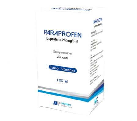 PARAPROFEN SUSP. ORAL 200 MG FCOX 120 ML
