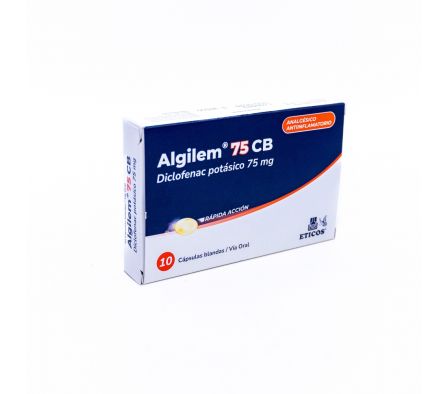 ALGILEM 75 MG CAJA X 10 CAPSULAS