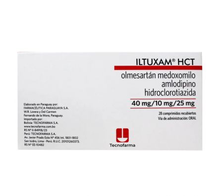 ILTUXAM HCT 40/10/25 MG CAJA X 28 COMP