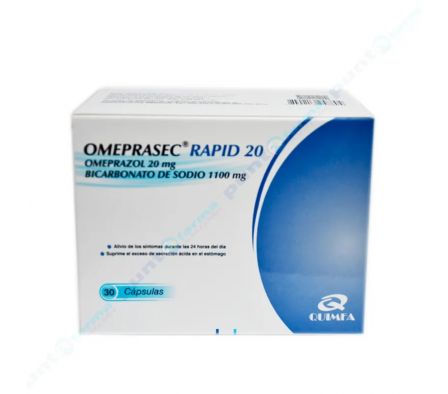 OMEPRASEC RAPID 20 MG CAJA X 30 CAPSULAS