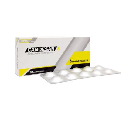 CANDESAR 8 MG CAJA X 30 COMPRIMIDOS