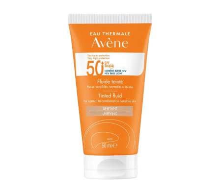 AVENE SOLAR FLUIDO C/COLOR SPF50+50ML