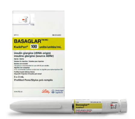 BASAGLAR KWIKPEN PLUMAPREFIL 100IU X 1 3ML (5)