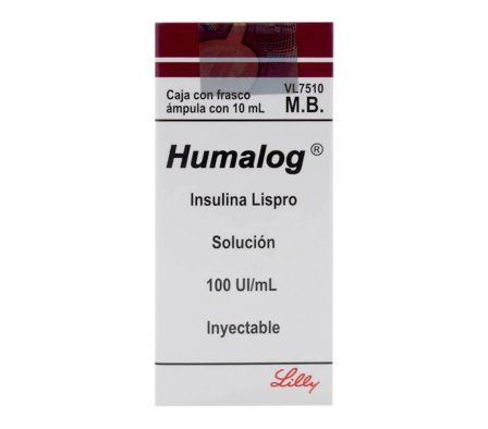 HUMALOG 100 U.I. FCO. X 10 ML. X 1