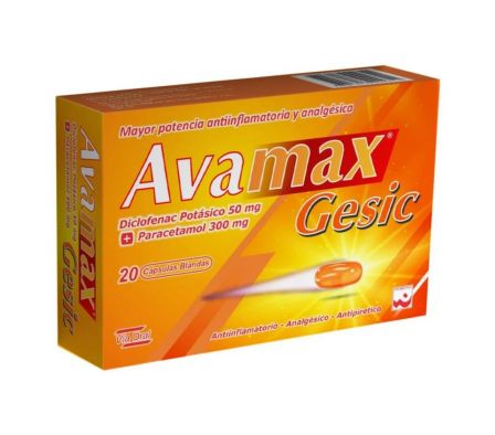 AVAMAX GESIC CAJA X 20 CAPSULAS