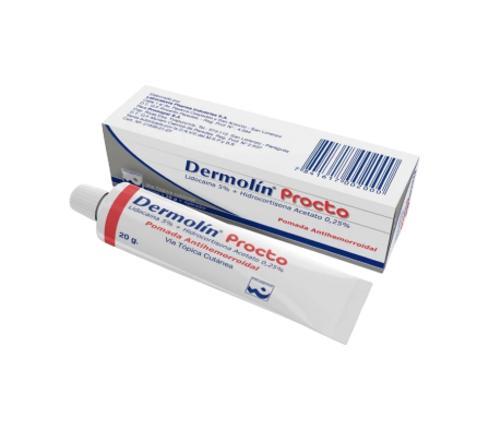 FL DERMOLIN PROCTO POMO X 20 GRAMOS