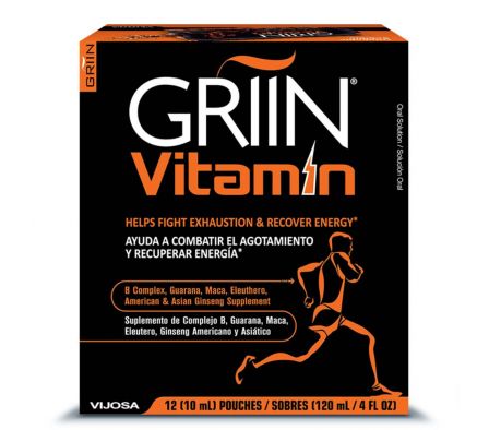 GRIIN VITAMIN SOL. ORAL CAJA X 12 SOBRES 10 ML