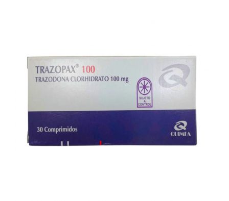 TRAZOPAX 100 MG CAJA X 30 COMPRIMIDOS