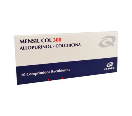MENSIL COLCHICINA 300 MG CAJA X 10 COMPRIMIDOS