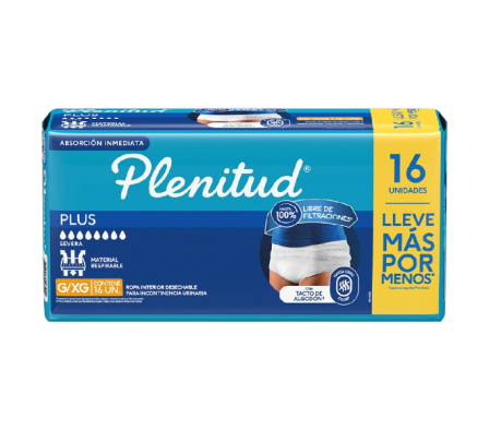 PLENITUD PROT ROPA INTE G  XG 16 UNI