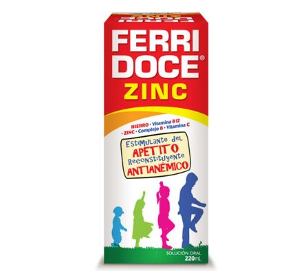 FERRIDOCE ZINC SOL. ORAL FRASCO. X 220 ML