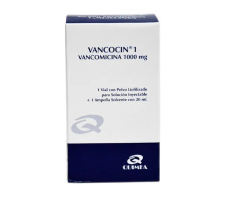 VANCOCIN 1 MG CAJA X 1 AMPOLLA