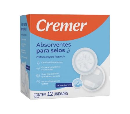 CREMER PROTECTOR P/LACTANCIA 12 UNID