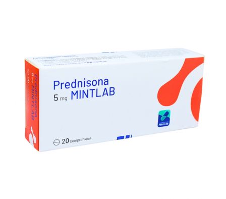 PREDNISONA 5MG CAJA X 20 COMP