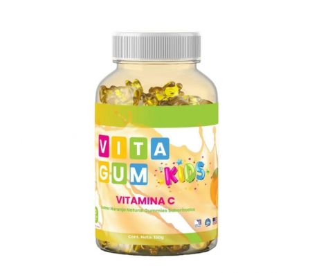 vitamina c kids vitagum - frasco x 60 gomitas masticables
