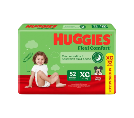 HUGGIES FLEX CONFORT  XG 52UNID-2