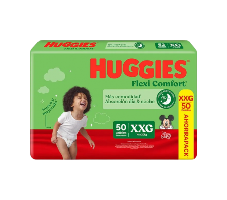 HUGGIES FLEX CONFORT XXG 50UNI
